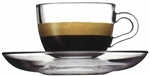 Pasabahce Basic Espresso Clear Glass Cup-Saucer