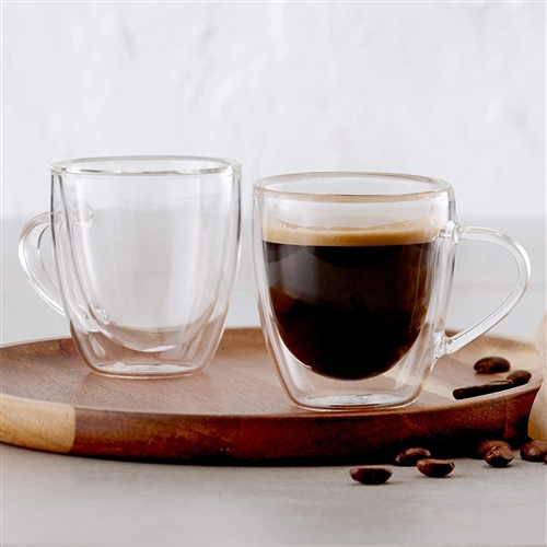 Barista Collection Espresso Borosilicate Glass 2pc With Handle